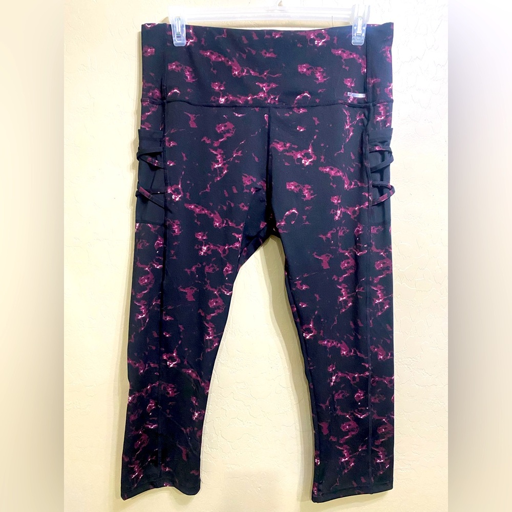 Flower Stretch Gym Pants